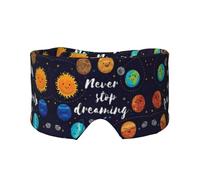 Joli masque de sommeil confortable, cache-oreilles pour dormir, bandeau chaud et design double face peuvent tous être utilisés. Convient pour la méditation et le yoga.