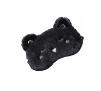 Joli masque de sommeil en peluche pour les yeux - Masque de sommeil pour fille et femme - Masque de nuit en forme d'animal - Pour la sieste - Soins de santé (7)