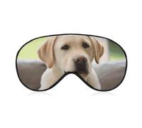 Joli masque de sommeil pour chien labrador doux et confortable avec sangle réglable pour homme et femme pour le travail, les voyages