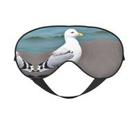 Joli masque doux pour les yeux, imprimé sur toute la surface, 96 % polyester, 4 % élasthanne