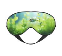 Joli masque œil de poisson pour dormir, masque de sommeil bloquant parfaitement la lumière pour les femmes et les hommes, bandeau doux et confortable pour les voyages