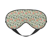 Joli masque pour les yeux avec motif de chats de dessin animé, polyvalent, réversible, pour la méditation et le voyage, unisexe
