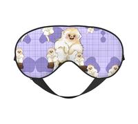 Joli masque pour les yeux Golden Monkey, imprimé sur toute la surface, 96 % polyester, 4 % élasthanne