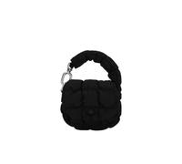Joli mini sac à clés, étui de rangement élégant en bandoulière, porte-monnaie, pochette pour écouteurs, sac plissé à suspendre, Noir , Bohème
