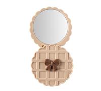 Joli miroir de maquillage de voyage compact miroir rond tendance miroir de poche cadeau