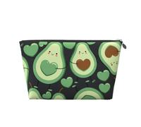 Joli Modèle sans Couture Coeur Avocat, Trousse de Toilette Trousse de Maquillage Sac à cosmétiques Trousse de Toilette de Voyage Portable