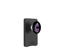 Joli monstre violet Alphabet C pour enfants PopSockets PopWallet pour MagSafe
