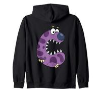 Joli monstre violet Alphabet C pour enfants Sweat à Capuche