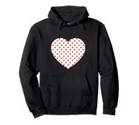 Joli motif à pois blancs et rouges - Graphique minimaliste Sweat à Capuche