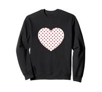 Joli motif à pois blancs et rouges - Graphique minimaliste Sweatshirt