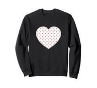 Joli motif à pois rouges pastel, graphique minimaliste Sweatshirt