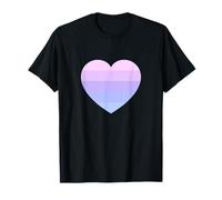 Joli motif à rayures cinq couleurs Lavande Dreams T-Shirt