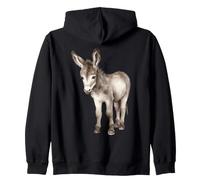 Joli Motif Aquarelle bébé âne Sweat à Capuche