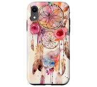 Joli motif attrape-rêves en forme de cœur Coque pour iPhone XR