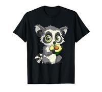 Joli Motif Avocat lémurien imprimé Animal T-Shirt