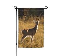 Joli motif cerfs pour toutes les occasions, jardin toutes saisons, drapeau extérieur, décoration de cour pour patios drapeaux