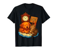 Joli Motif Chat et Chien - It's Always Naptime Somewhere T-Shirt