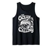 Joli Motif Dauphin et Animaux de l'océan pour Enfants et Adultes Débardeur