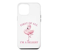 Joli Motif de Flamant Rose I am a Delight Coque pour iPhone 12 Pro Max