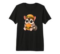 Joli Motif de Hamburger en Forme de Planeur en Sucre T-Shirt Haut de Gamme