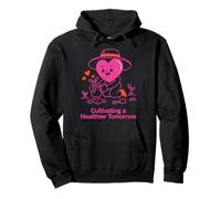 Joli Motif de Jardinage en Forme de cœur - Cultivez Un Avenir Plus sain Sweat à Capuche