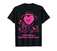 Joli Motif de Jardinage en Forme de cœur - Cultivez Un Avenir Plus sain T-Shirt