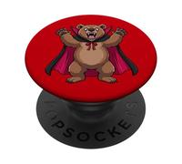 Joli Motif de Monstre de Vampire pour Halloween PopSockets PopGrip Adhésif