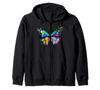 Joli motif de nature et d'amour pour femme Monarque papillon Sweat à Capuche