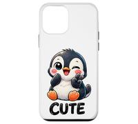 Joli Motif de Paix Chibi Pingouin Coque pour iPhone 12 Mini