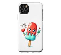 Joli Motif de Popsicle Love avec You Make Me Melt Coque pour iPhone 11 Pro Max