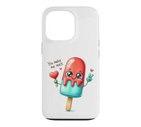 Joli Motif de Popsicle Love avec You Make Me Melt Coque pour iPhone 13 Pro