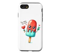 Joli Motif de Popsicle Love avec You Make Me Melt Coque pour iPhone SE (2020) / 7/8