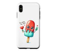 Joli Motif de Popsicle Love avec You Make Me Melt Coque pour iPhone XS Max
