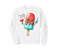 Joli Motif de Popsicle Love avec You Make Me Melt Sweatshirt
