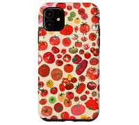 Joli Motif de Tomate rétro avec paysages esthétiques Coque pour iPhone 11