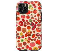 Joli Motif de Tomate rétro avec paysages esthétiques Coque pour iPhone 11 Pro