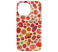 Joli Motif de Tomate rétro avec paysages esthétiques Coque pour iPhone 14 Pro Max