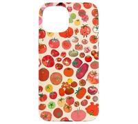 Joli Motif de Tomate rétro avec paysages esthétiques Coque pour iPhone 15