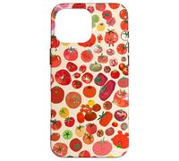 Joli Motif de Tomate rétro avec paysages esthétiques Coque pour iPhone 16 Pro Max
