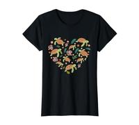Joli Motif de Tortue de mer, Animal océanique, cœur T-Shirt Graphique avec Valeur