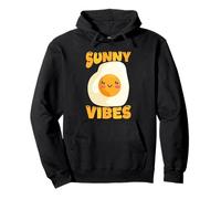 Joli Motif d'œuf au Plat Sunny Vibes Sweat à Capuche