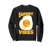 Joli Motif d'œuf au Plat Sunny Vibes Sweatshirt