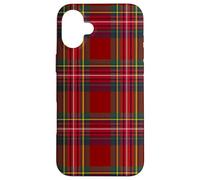 Joli Motif écossais Rouge Merry Christmas Coque pour iPhone 16 Plus