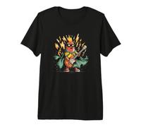 Joli Motif héros avec Cape et Rocher T-Shirt Haut de Gamme