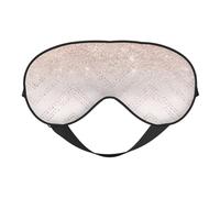 Joli motif pailleté imprimé plein air voyage élégant masque pour les yeux réglable sommeil camping méditation relaxation
