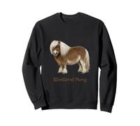 Joli Motif Poney Shetland Sweet Sheltie Equestrian Sweatshirt