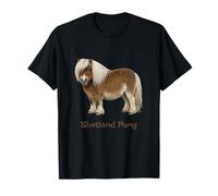 Joli Motif Poney Shetland Sweet Sheltie Equestrian T-Shirt