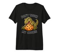 Joli Motif T-Rex Dont Touch My Cookie T-Shirt Haut de Gamme