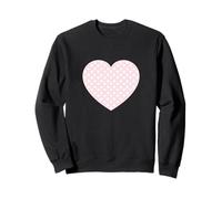 Joli motif triangle rose clair blanc graphique minimaliste Sweatshirt