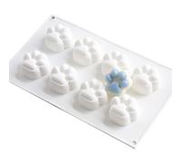 Joli moule en silicone pour forme d'empreinte de pied - Fabrication artisanale - Résine époxy unique